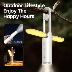 DH01 Creative Foldable Camping Lights Multi-function Camping Lamps Flashlight Led Light for Camping