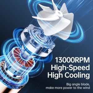 FS20 Mini portable handheld fan 2000mAh high speed fan