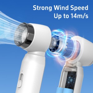 FS21 Turbo Fan Adjustable Small High Speed Fan Mini Portable Smart Mini Turbo Jet Fan