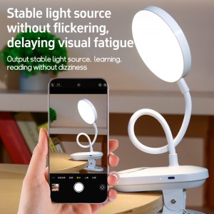 DX02 Reading Light Rechargeable Table Light for Study Student Learning Lamp