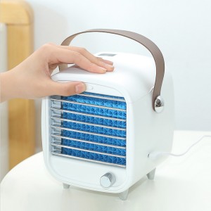 Ventilador de refrigeración por agua con enfriador de aire portátil para mesa de escritorio pequeño FC01