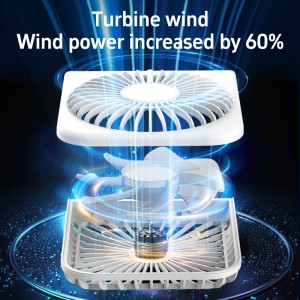 FB13 été mini ventilateur de cou moteur électrique ventilateur de refroidissement table rechargeable climatisation portable