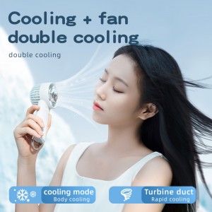 FS12 Mini portable handheld air cooler 4000mAh battery rechargeable fan