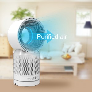 Ventilador purificador de circulación de aire inteligente de escritorio grande con filtro hepa para el hogar WJH01