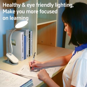 DX02 Reading Light Rechargeable Table Light for Study Student Learning Lamp