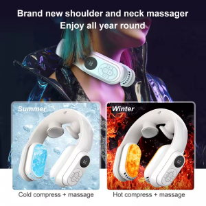 LB03 Intelligent Wireless Cold Compress And Hot Compress Neck Shoulder Massager Neck Fan