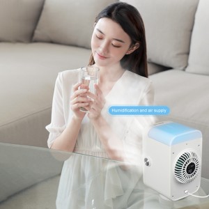 Refroidisseur d'air par évaporation Portable oscillant FC02, ventilateur de collecte d'eau glacée pour pièce extérieure, vente en gros