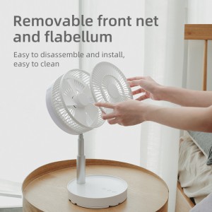 Mini ventilador portátil para acampar al aire libre FS01, soporte de escritorio, ventilador de piso plegable