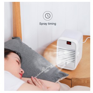 Refroidisseur d'air par évaporation Portable oscillant FC02, ventilateur de collecte d'eau glacée pour pièce extérieure, vente en gros