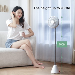 FS03 new outdoor household portable desktop telescopic fan with battery rechargeable