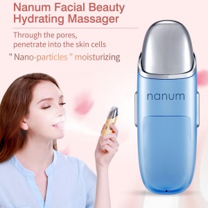 BA001 Beauty Face Spa Portable Humidifier Mini Atomizer Nebulizer Nano Mist Sprayer Beauty Massage Device